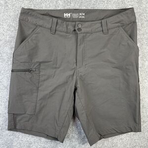 Helly Hansen Shorts Mens Medium Gray Quick Dry Stretch Cargo Trail Hiking